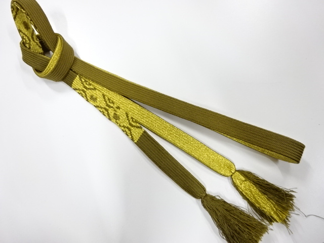 正絹　手組帯締め